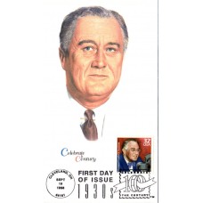 #3185a Franklin D. Roosevelt Barre FDC