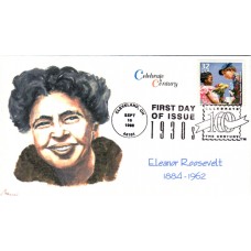 #3185d Eleanor Roosevelt Barre FDC