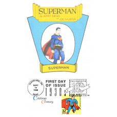 #3185f Superman Barre FDC