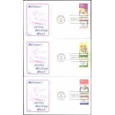 #1805-10 Letter Writing Bazaar FDC Set