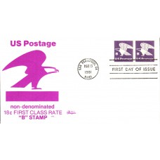 #1820 B - Eagle Bazaar FDC