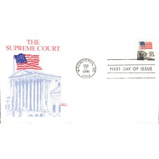 #1894 Flag over Supreme Court Bazaar FDC