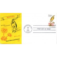 #1978 Montana Birds - Flowers Bazaar FDC