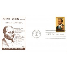 #2044 Scott Joplin Bazaar FDC