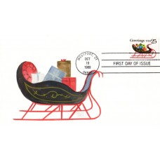 #2428 Christmas Sleigh Beck FDC