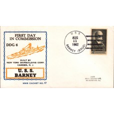 USS Barney DDG6 1962 Beck Cover