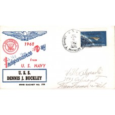 USS Dennis J. Buckley DD808 1962 Beck Cover