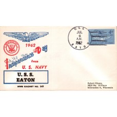 USS Eaton DD510 1962 Beck Cover