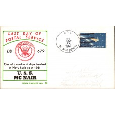 USS McNair DD679 1962 Beck Cover