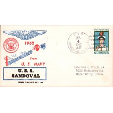 USS Sandoval APA194 1962 Beck Cover