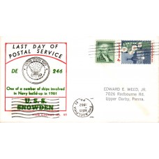 USS Snowden DE246 1962 Beck Cover