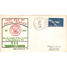 USS Thaddeus Parker DE369 1962 Beck Cover