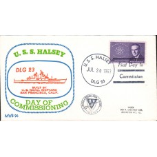 USS Halsey DLG23 1963 Beck Cover