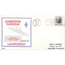 USS Josephus Daniels DLG27 1963 Beck Cover