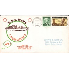 USS Mars AFS1 1963 Beck Cover