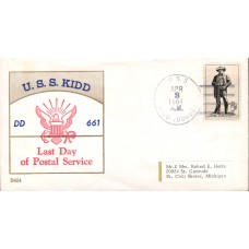 USS Kidd DD661 1964 Beck Cover