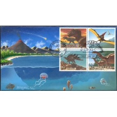 #2422-25 Dinosaurs Beller FDC