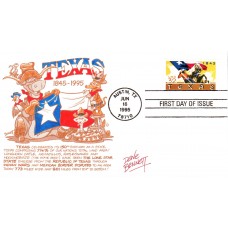 #2968 Texas Statehood Bennett FDC