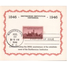 #943 Smithsonian Institution Bernet-Reid FDC