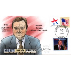 Tim Russert Dies Artist Proof Bevil Cover