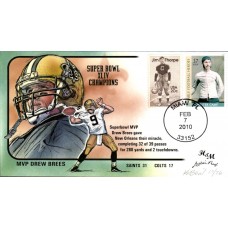 Saints Win Super Bowl Artist Proof Bevil Cover