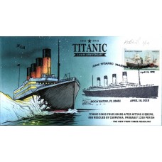 Titanic Sinking Centennial Bevil Cover