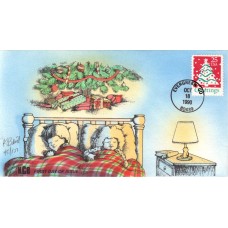 #2515 Christmas Tree Bevil FDC