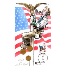 #2593 Pledge of Allegiance Artist Proof Bevil FDC