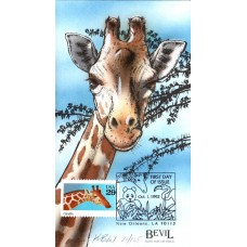 #2705 Giraffe Bevil FDC