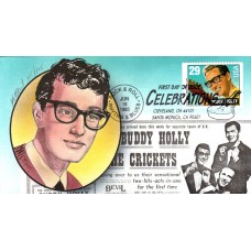 #2736 Buddy Holly Bevil FDC