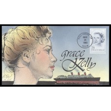 #2749 Grace Kelly Bevil FDC