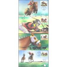 #2756-59 Sporting Horses Bevil FDC Set