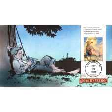 #2787 Huckleberry Finn Tab Bevil FDC