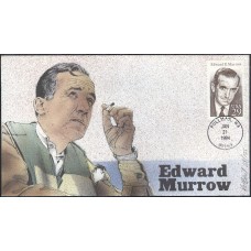 #2812 Edward R. Murrow Bevil FDC