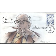 #2848 George Meany Bevil FDC