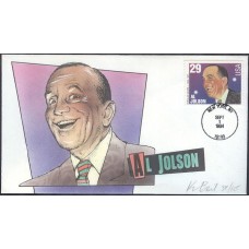 #2849 Al Jolson Bevil FDC