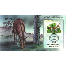 #3077 Eohippus Artist Proof Bevil FDC