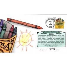 #3182d Crayola Crayons Bevil FDC