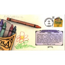 #3182d Crayola Crayons Artist Proof Bevil FDC