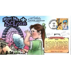 #3182e St. Louis World's Fair Artist Proof Bevil FDC