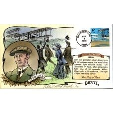 #3182g Wright Bros First Flight Artist Proof Bevil FDC