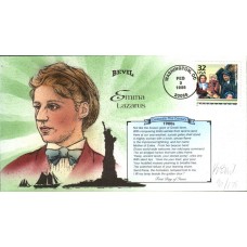 #3182i Immigrants Arrive - Ellis Island Bevil FDC