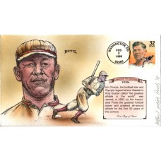 #3183g Jim Thorpe Artist Proof Bevil FDC