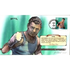 #3183m Jack Dempsey Bevil FDC