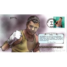 #3183m Jack Dempsey Artist Proof Bevil FDC