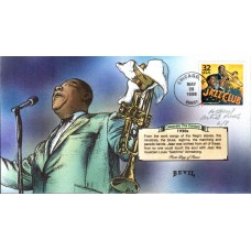 #3184k Jazz Flourishes Artist Proof Bevil FDC