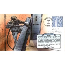 #3185b Empire State Building Artist Proof Bevil FDC