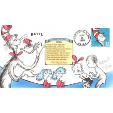 #3187h Dr. Seuss' Cat in the Hat Bevil FDC