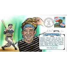 #3187j Yankees - Dodgers W. Series Bevil FDC