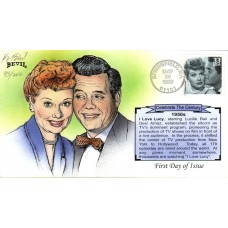 #3187l I Love Lucy Bevil FDC